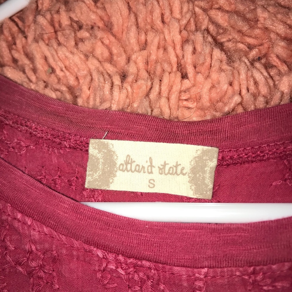 Altar’d State Red Peasant Top